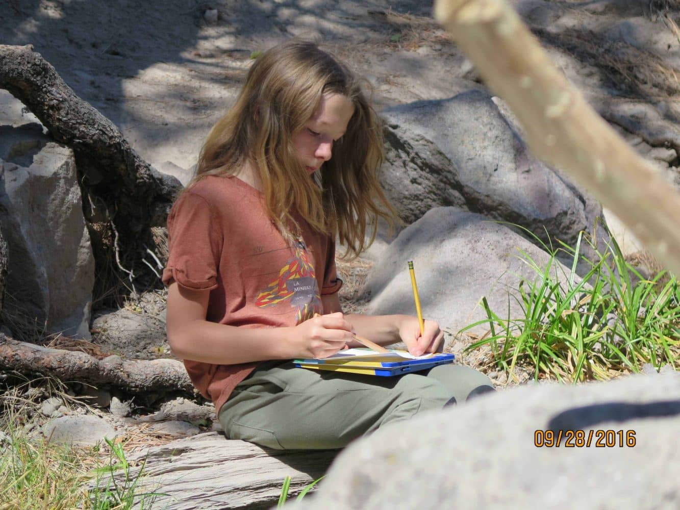 4th graders at the truckee river