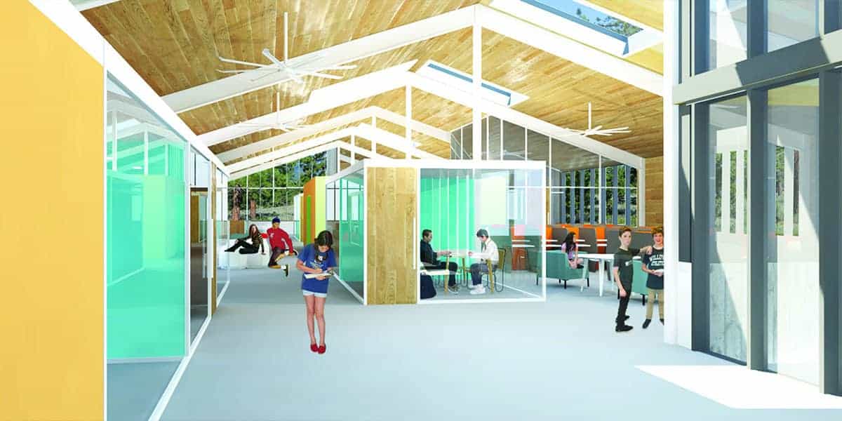 interior of the impact school