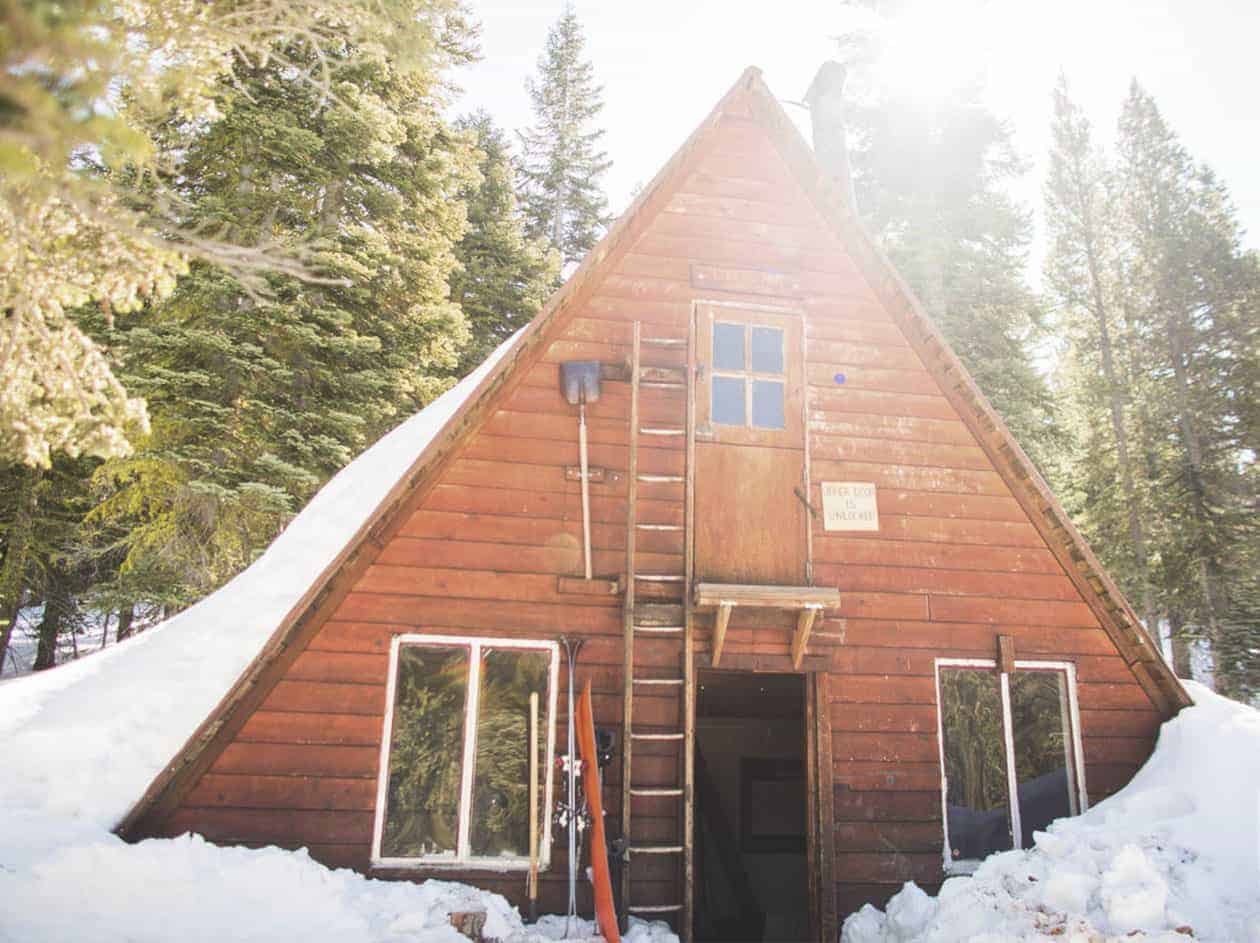 ludlow hut exterior shot