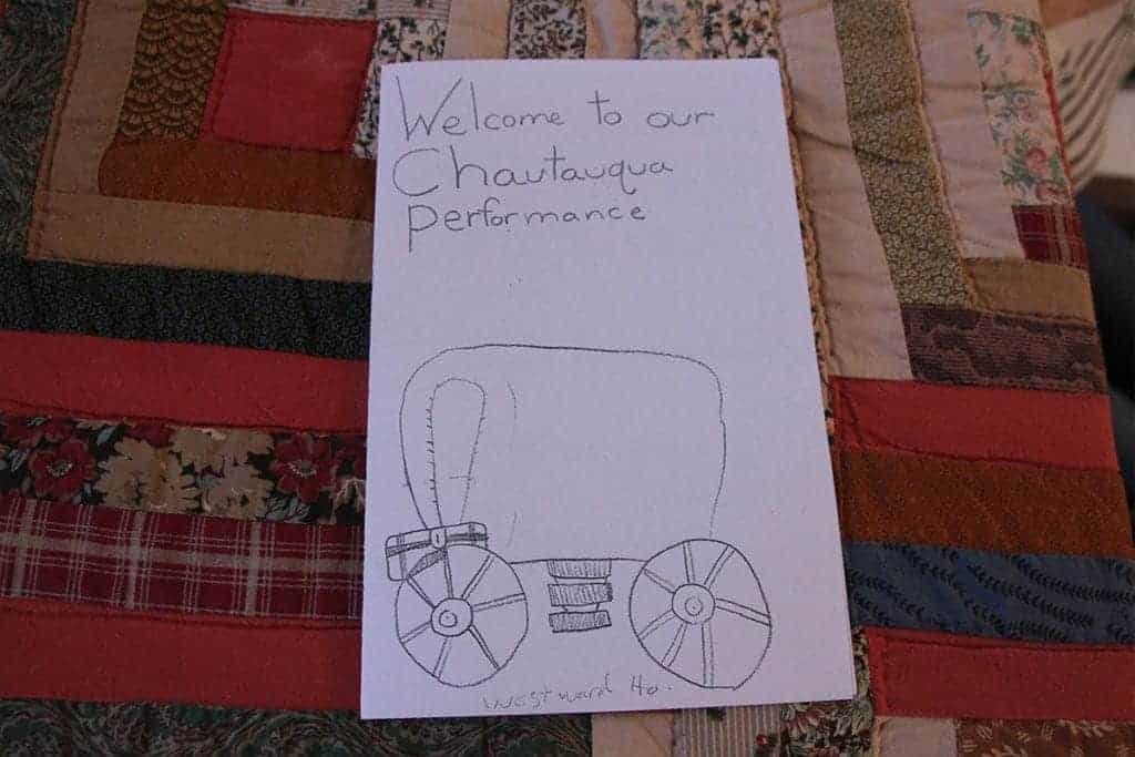 Chautauquas performance pamphlet