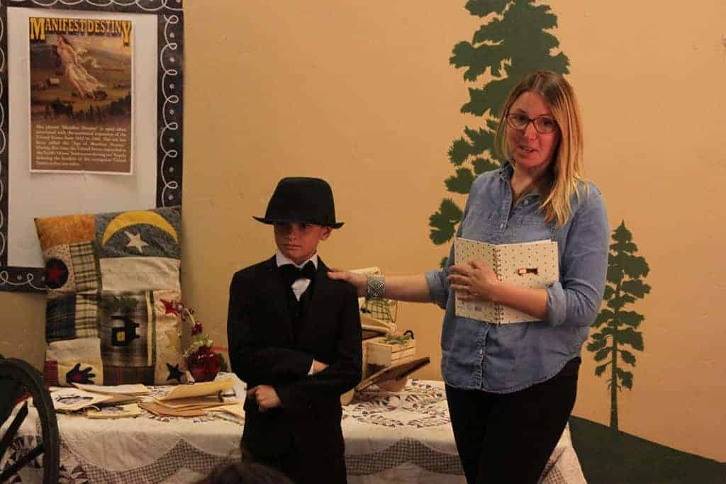 teach and student during their Chautauquas