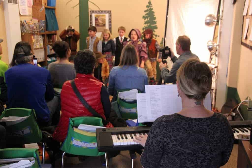 a view of the Chautauqua performance room
