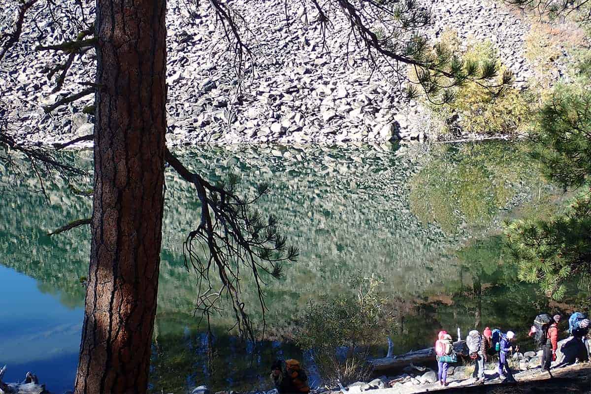 a lake at Lassen National Park
