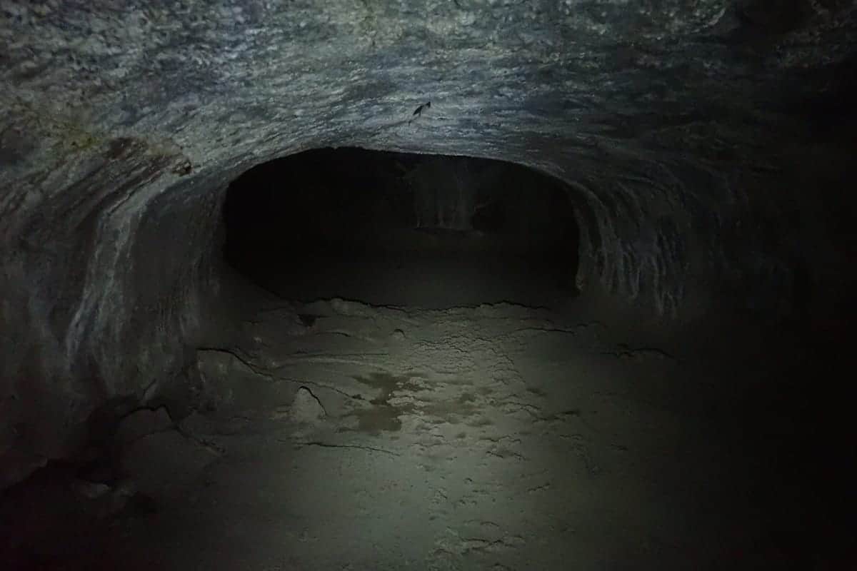 inside view of a cave