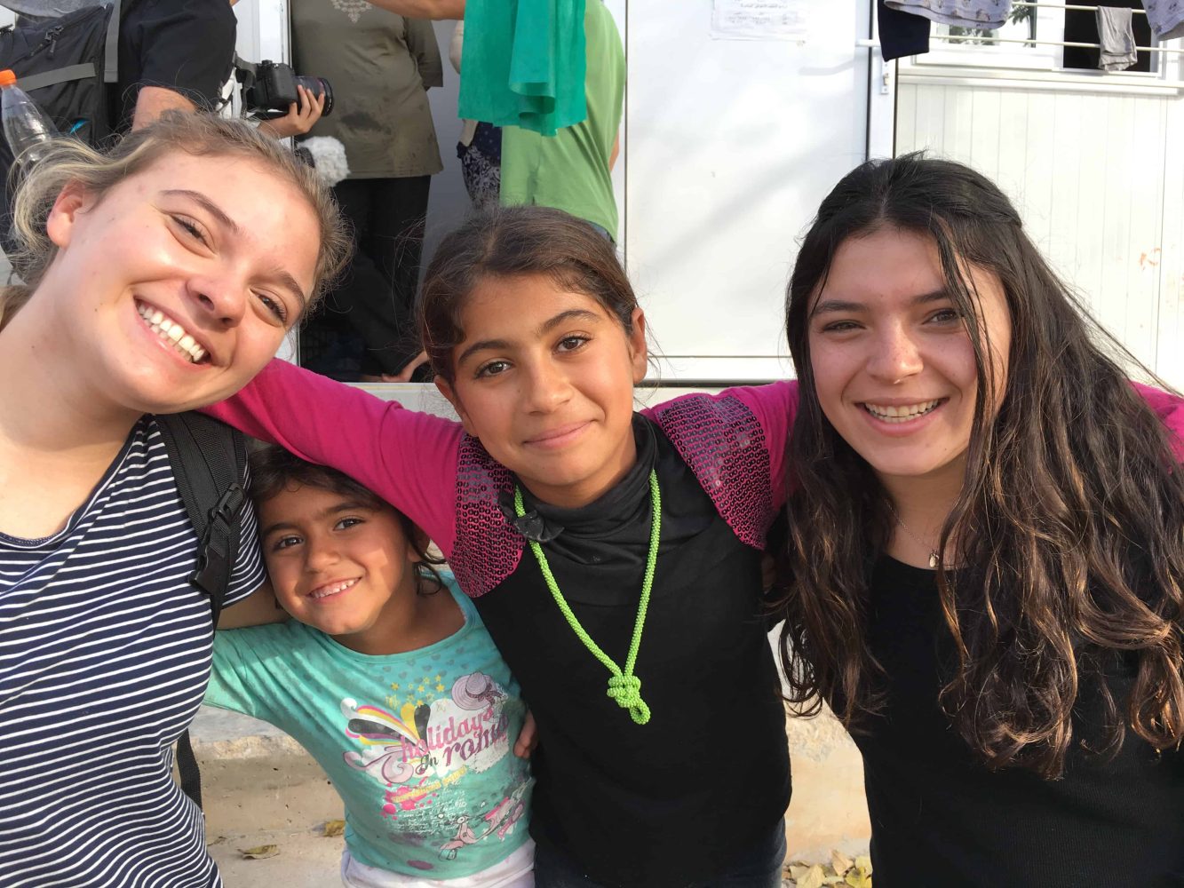 students smiling