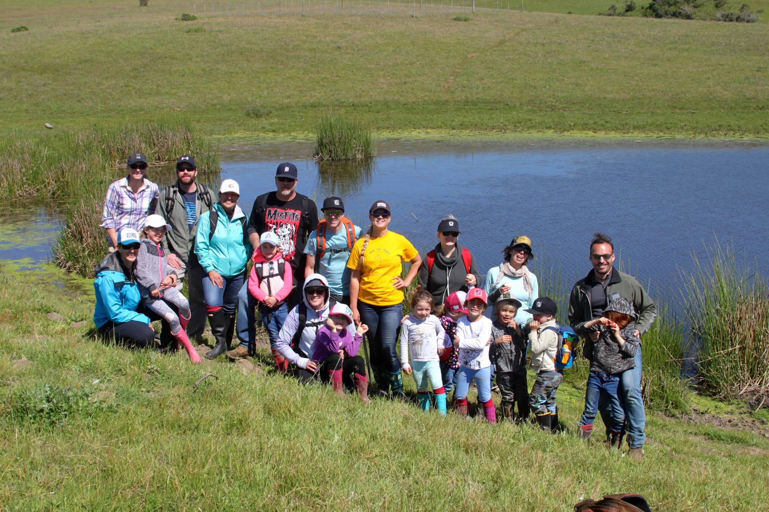 class smiles for the camer at point reyes