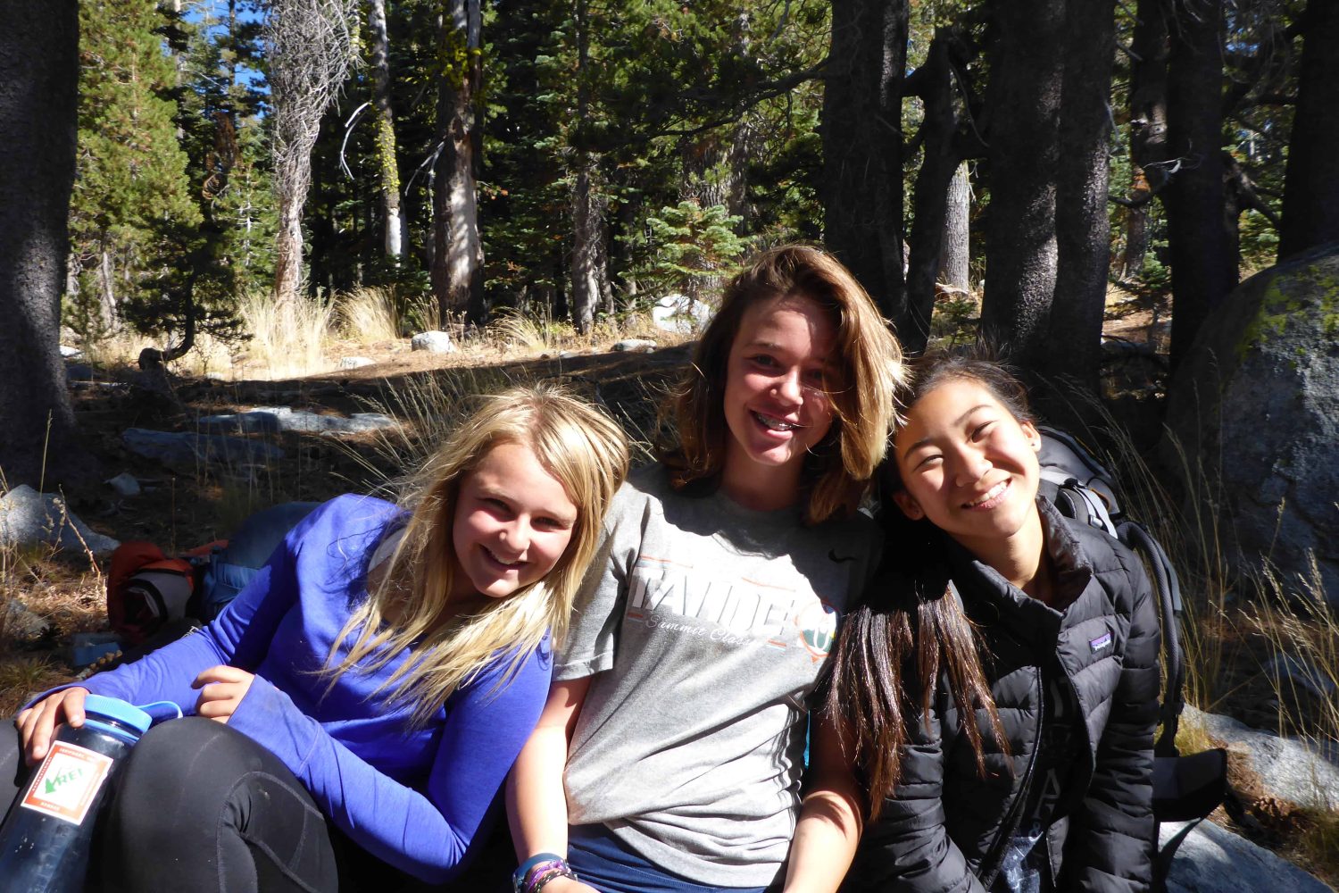 students smiling for the camera