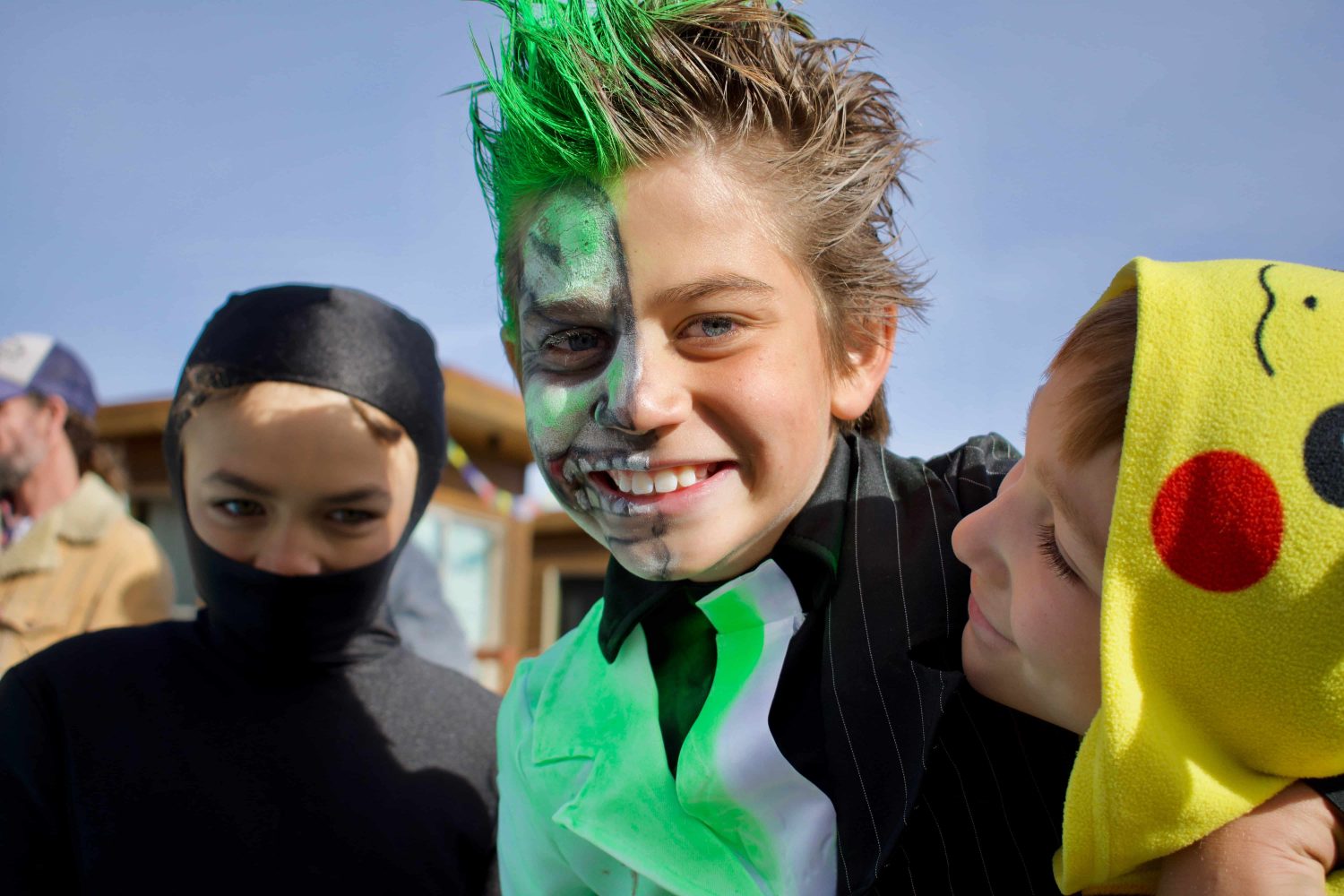 TEA students in halloween costumes
