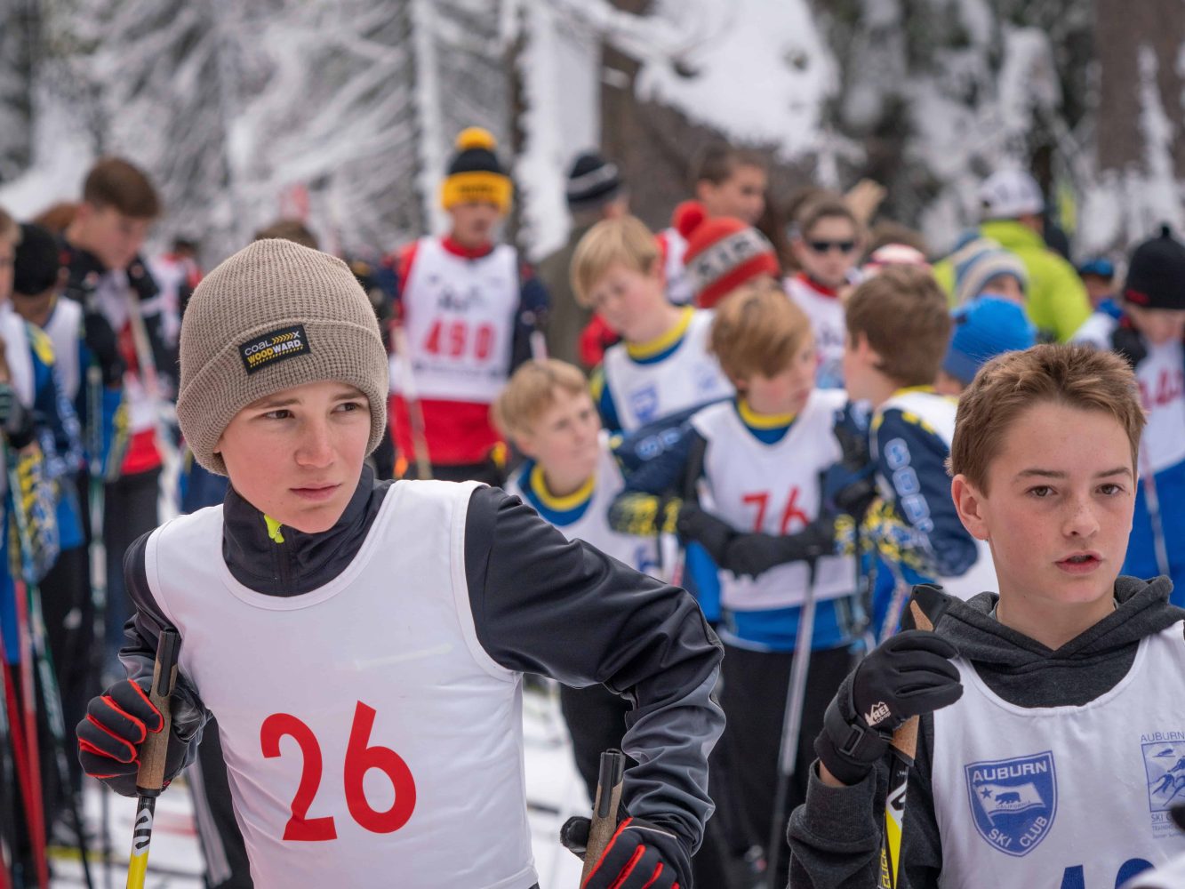 nordic race participants before the race