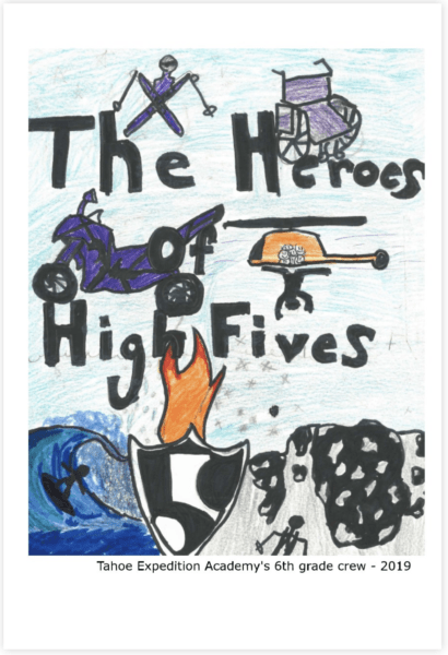 the cover of the heros of high fives book
