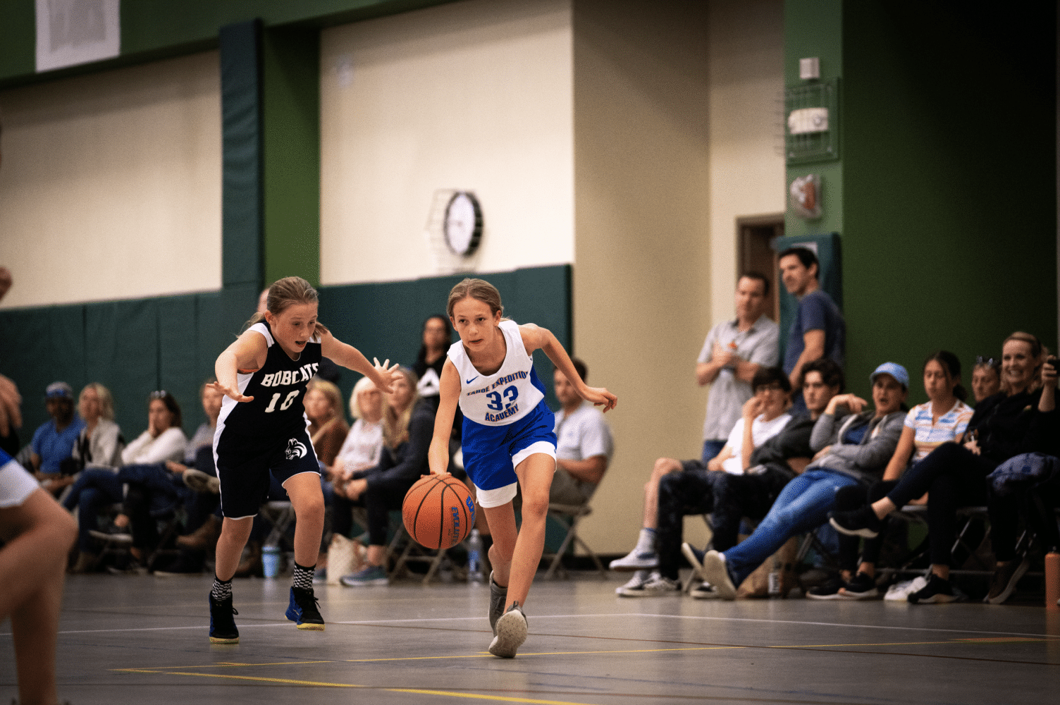 the team during a game