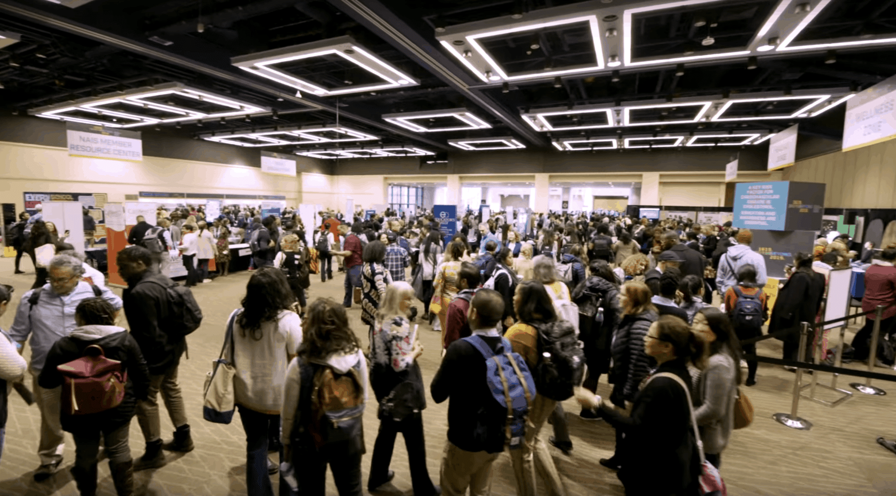 a view from inside one of the rooms at the conference